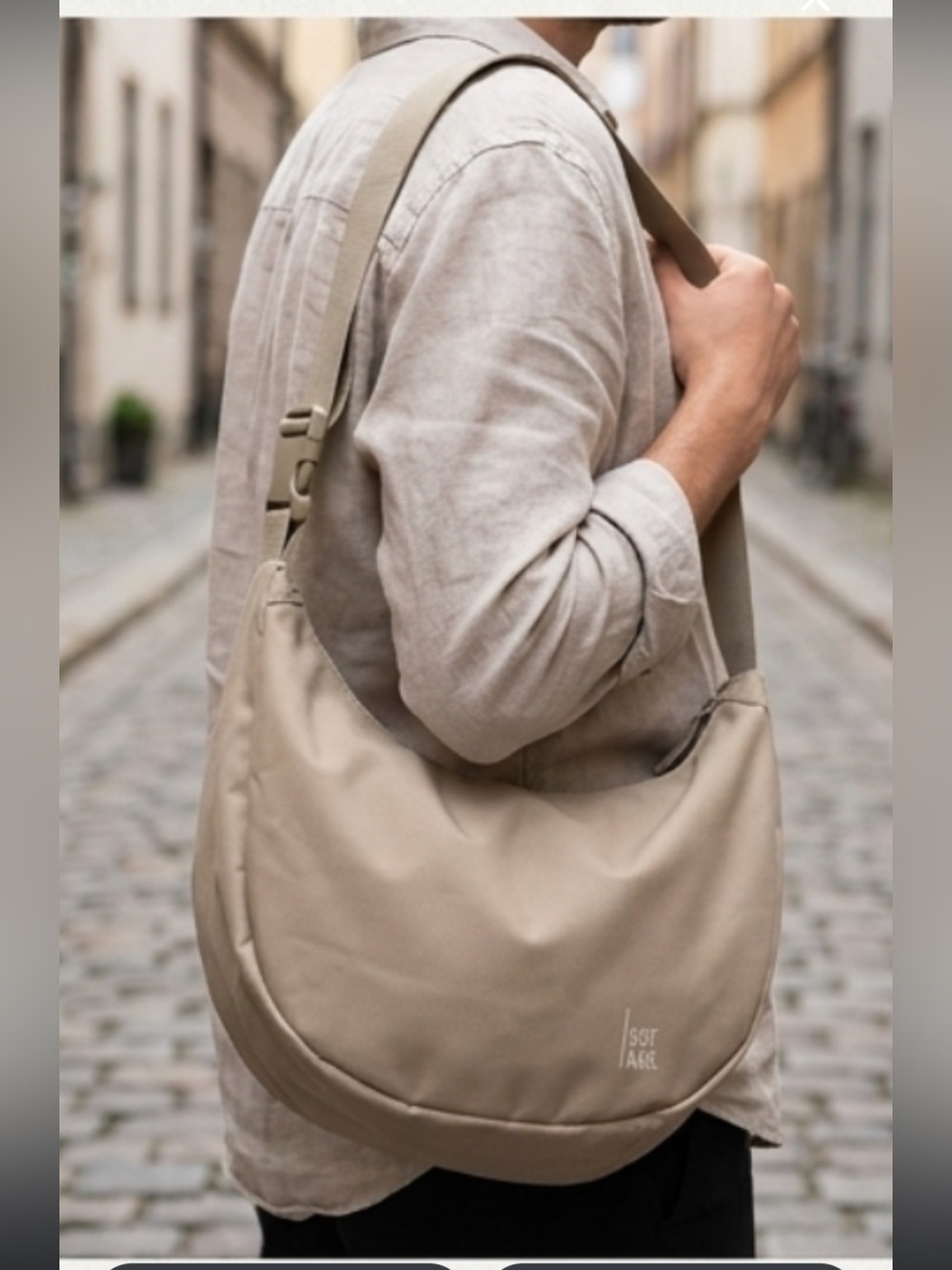 GOT BAG Taupe Shoulder Sling Bag